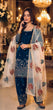 Load image into Gallery viewer, Teal Blue Embroidered Farshi Palazzo Set ClothsVilla