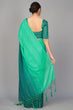 Load image into Gallery viewer, Teal Color Art Silk Fabric Regular Wear Fancy Work Saree ClothsVilla