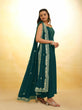 Load image into Gallery viewer, Teal Color Stylish Turquoise Georgette Dress with Embroidery – Ready to Wear ClothsVilla