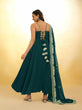 Load image into Gallery viewer, Teal Color Stylish Turquoise Georgette Dress with Embroidery – Ready to Wear ClothsVilla