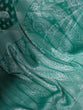 Load image into Gallery viewer, Teal Elegant Nylon Georgette Saree with Zari Weaving &amp; Viscose Border ClothsVilla