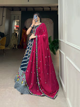 Load image into Gallery viewer, Teal Embroidered Georgette Lehenga - Celebrate Tradition in Modern Elegance ClothsVilla