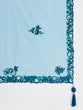 Load image into Gallery viewer, Teal Net Sequins, Mirror and thread embroidery Semi-Stitched Lehenga choli &amp; Dupatta Clothsvilla