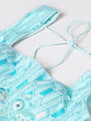 Load image into Gallery viewer, Turquoise Blue Georgerre Sequinse embroidery Semi-Stitched Lehenga choli &amp; Dupatta Clothsvilla