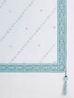 Load image into Gallery viewer, Turquoise blue Net Sequins, Zarkan and thread embroidery Semi-Stitched Lehenga choli &amp; Dupatta ClothsVilla