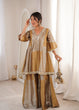 Load image into Gallery viewer, Two-Tone Tissue Kurta Set &amp; Batwa ClothsVilla