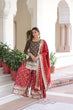 Load image into Gallery viewer, Two-Tone Vichitra Silk Top Sharara Set ClothsVilla