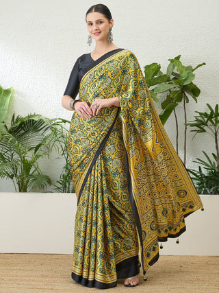 Vayuna Soft Drape Semi Modal Saree for Party Wear ClothsVilla