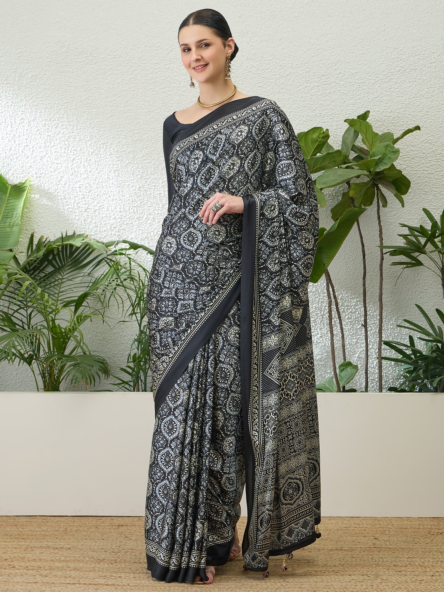 Vayuna Soft Drape Semi Modal Saree for Party Wear ClothsVilla