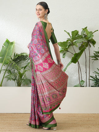 Vayuna Soft Drape Semi Modal Saree for Party Wear ClothsVilla