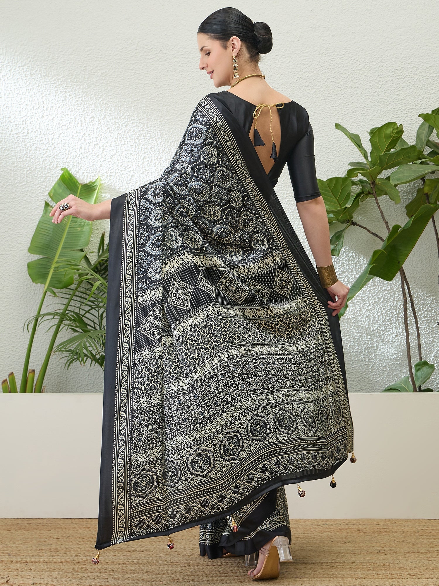 Vayuna Soft Drape Semi Modal Saree for Party Wear ClothsVilla