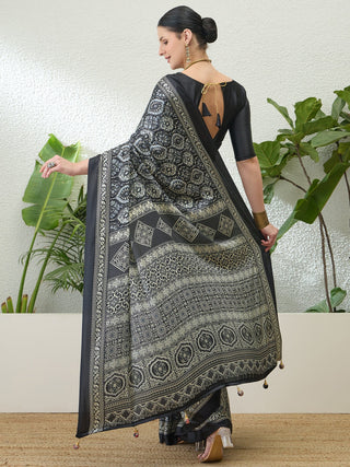 Vayuna Soft Drape Semi Modal Saree for Party Wear ClothsVilla