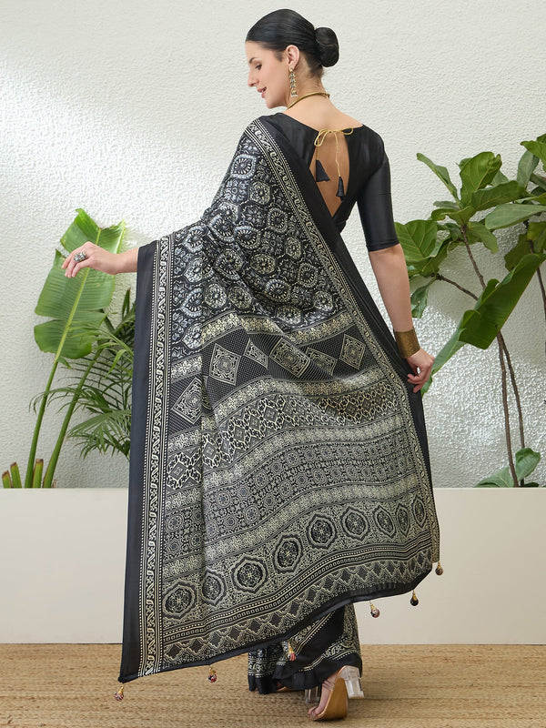 Vayuna Soft Drape Semi Modal Saree for Party Wear ClothsVilla