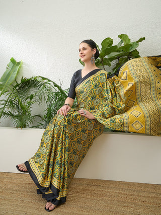 Vayuna Soft Drape Semi Modal Saree for Party Wear ClothsVilla