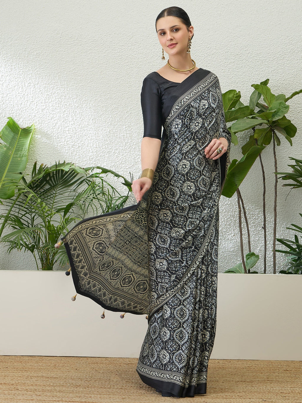 Vayuna Soft Drape Semi Modal Saree for Party Wear ClothsVilla