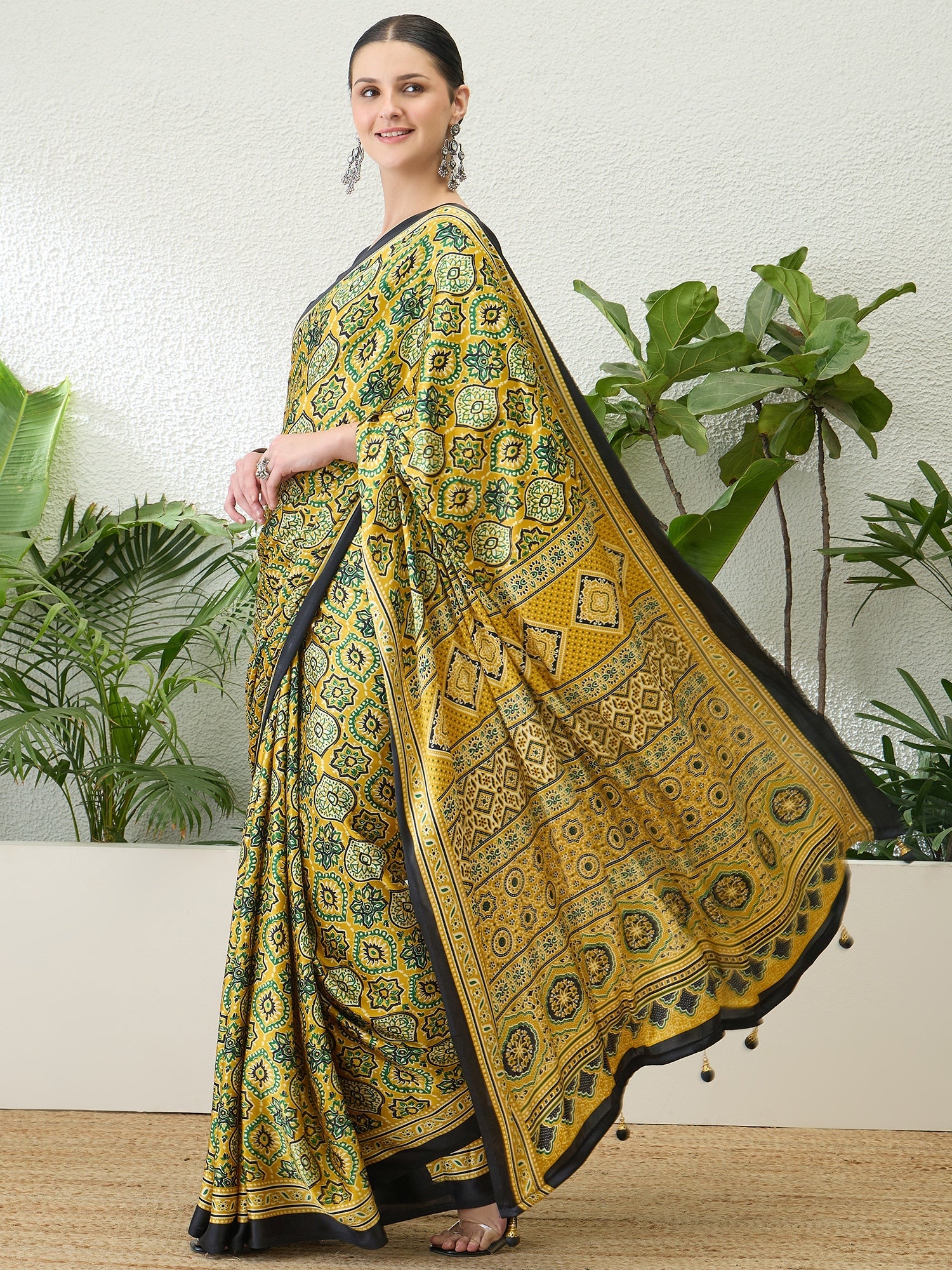 Vayuna Soft Drape Semi Modal Saree for Party Wear ClothsVilla