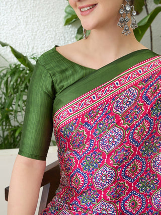 Vayuna Soft Drape Semi Modal Saree for Party Wear ClothsVilla