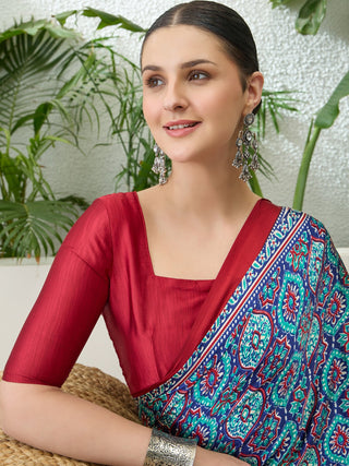 Vayuna Soft Drape Semi Modal Saree for Party Wear ClothsVilla