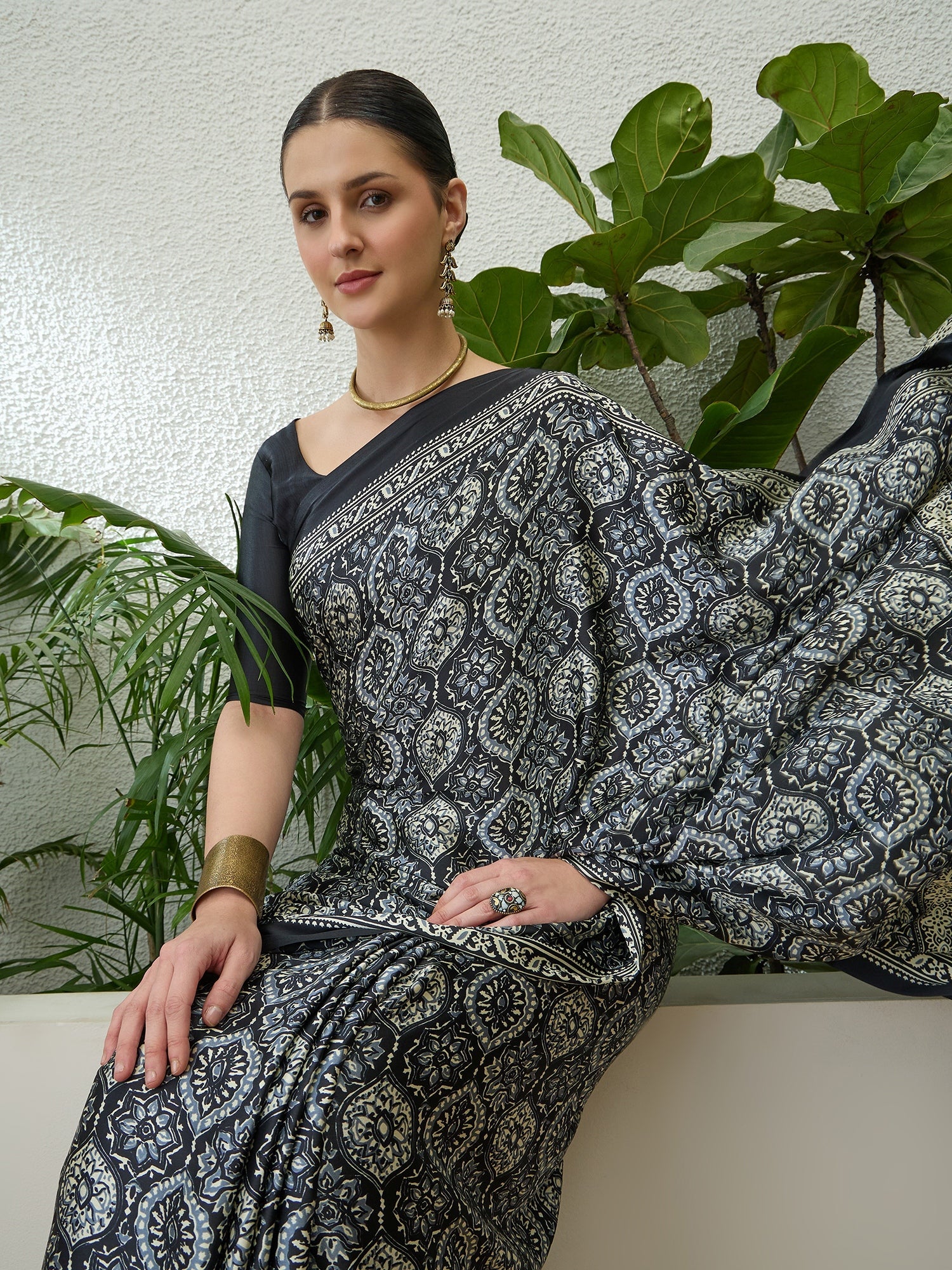 Vayuna Soft Drape Semi Modal Saree for Party Wear ClothsVilla