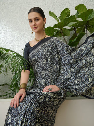 Vayuna Soft Drape Semi Modal Saree for Party Wear ClothsVilla
