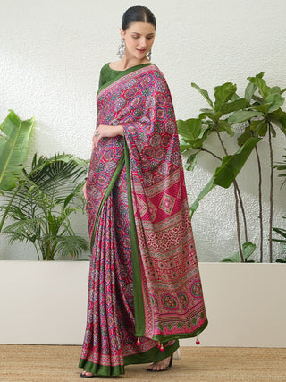 Vayuna Soft Drape Semi Modal Saree for Party Wear ClothsVilla