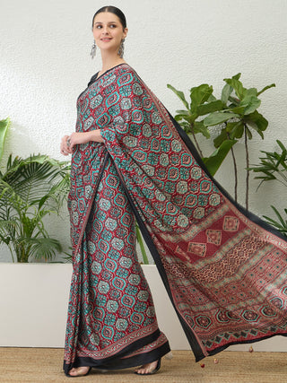 Vayuna Soft Drape Semi Modal Saree for Party Wear ClothsVilla