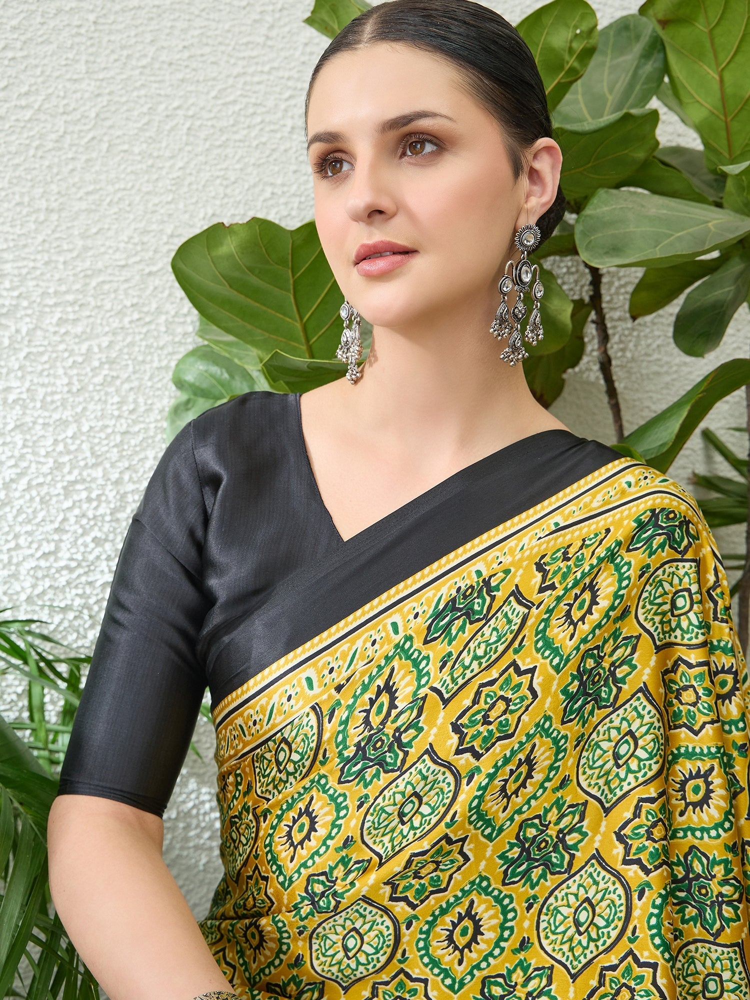 Vayuna Soft Drape Semi Modal Saree for Party Wear ClothsVilla
