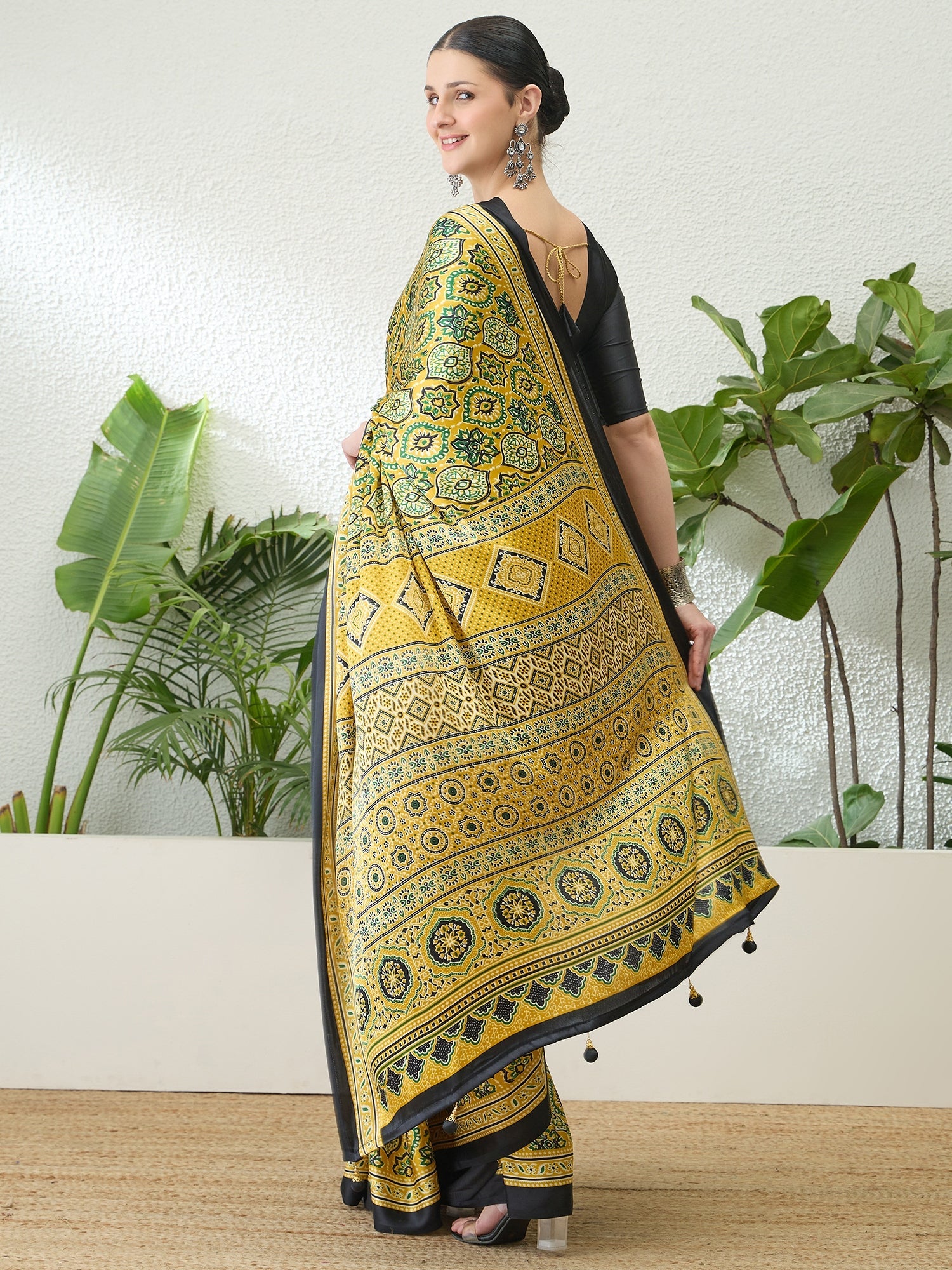 Vayuna Soft Drape Semi Modal Saree for Party Wear ClothsVilla