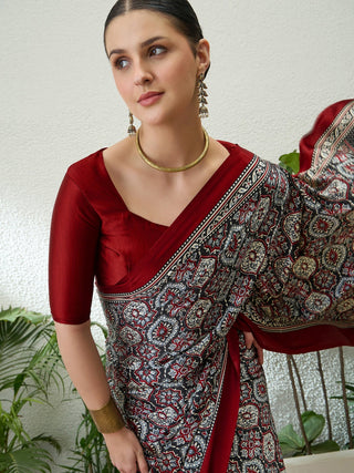 Vayuna Soft Drape Semi Modal Saree for Party Wear ClothsVilla