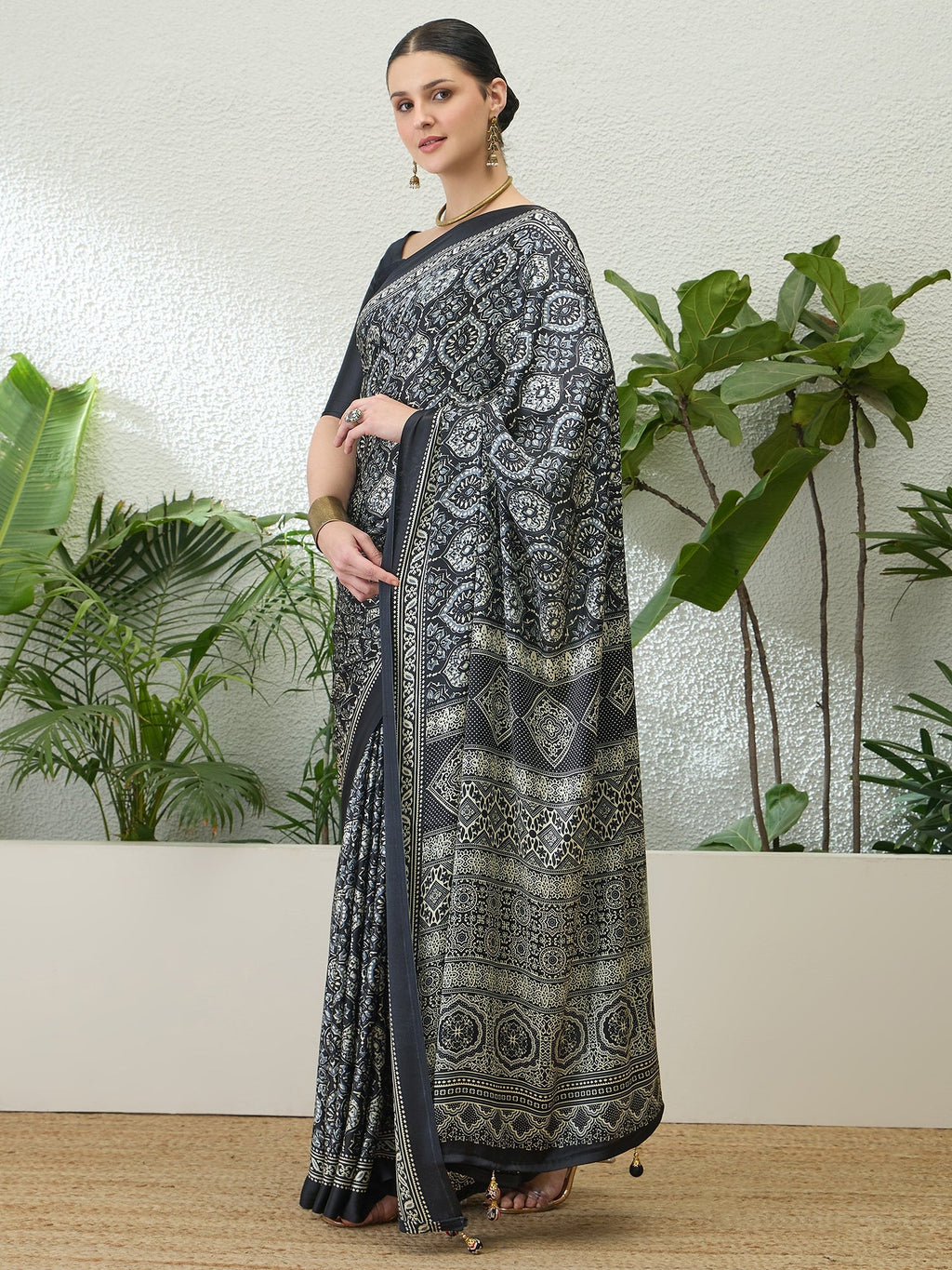 Vayuna Soft Drape Semi Modal Saree for Party Wear ClothsVilla
