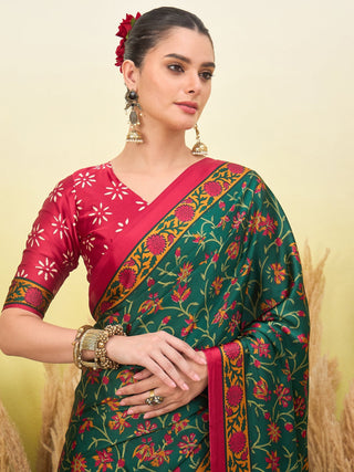 Vedanshi Classic Semi Modal Saree for Traditional Functions ClothsVilla
