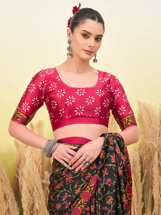 Vedanshi Classic Semi Modal Saree for Traditional Functions ClothsVilla