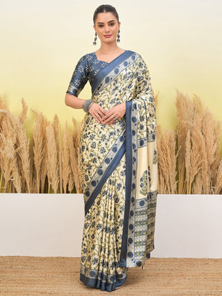 Vedanshi Classic Semi Modal Saree for Traditional Functions ClothsVilla