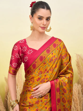 Vedanshi Classic Semi Modal Saree for Traditional Functions ClothsVilla