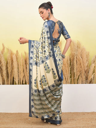 Vedanshi Classic Semi Modal Saree for Traditional Functions ClothsVilla