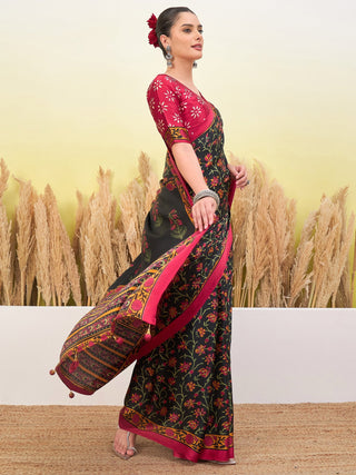 Vedanshi Classic Semi Modal Saree for Traditional Functions ClothsVilla