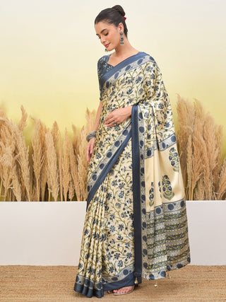 Vedanshi Classic Semi Modal Saree for Traditional Functions ClothsVilla