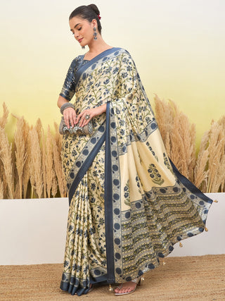 Vedanshi Classic Semi Modal Saree for Traditional Functions ClothsVilla