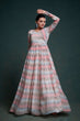 Load image into Gallery viewer, Vibrant Multi-Colored Georgette Dress with Elegant Prints ClothsVilla