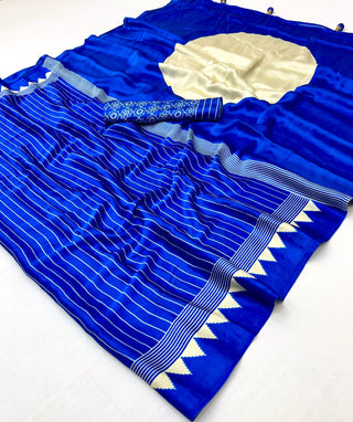 Vihana Graceful Semi Modal Saree for Ethnic Celebrations ClothsVilla