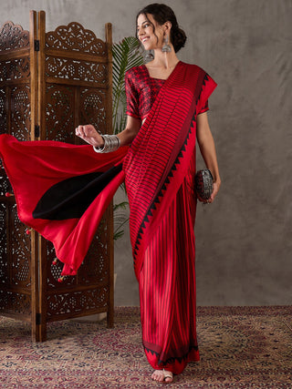 Vihana Graceful Semi Modal Saree for Ethnic Celebrations ClothsVilla
