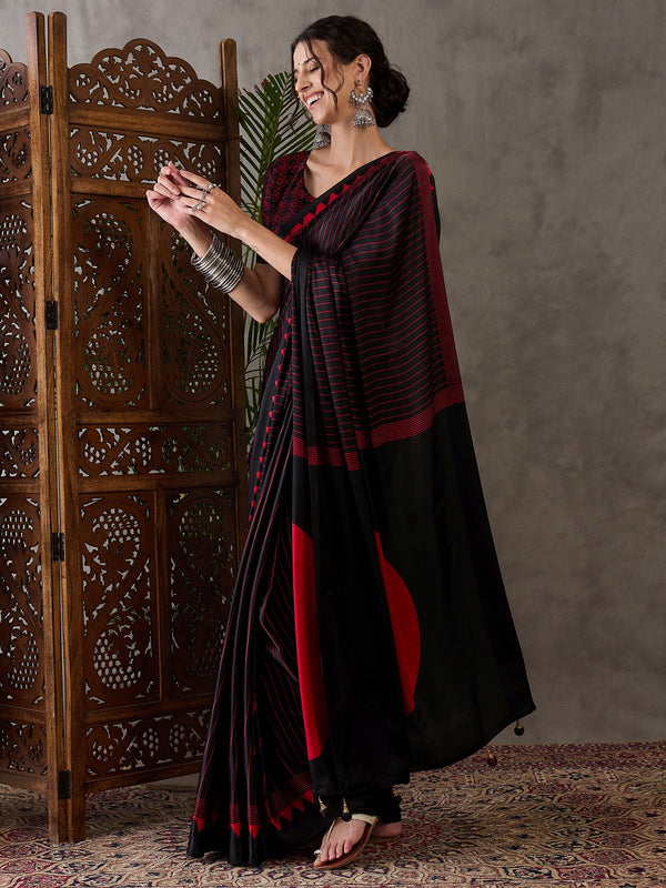 Vihana Graceful Semi Modal Saree for Ethnic Celebrations ClothsVilla