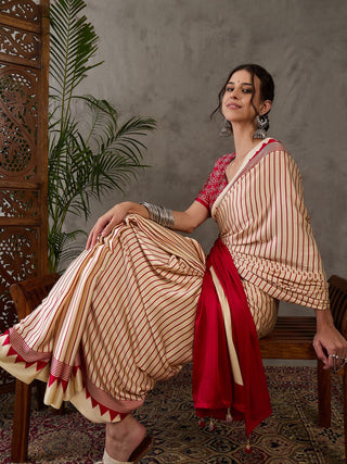 Vihana Graceful Semi Modal Saree for Ethnic Celebrations ClothsVilla