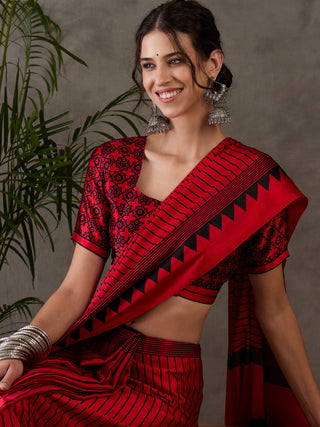 Vihana Graceful Semi Modal Saree for Ethnic Celebrations ClothsVilla