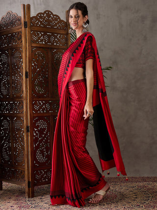 Vihana Graceful Semi Modal Saree for Ethnic Celebrations ClothsVilla