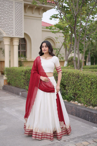 Viscose Jacquard Designer Lehenga Choli Clothsvilla