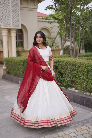 Viscose Jacquard Designer Lehenga Choli Clothsvilla