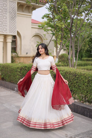 Viscose Jacquard Designer Lehenga Choli Clothsvilla