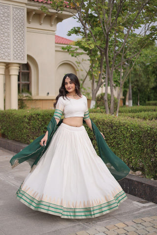 Viscose Jacquard Designer Lehenga Choli Clothsvilla