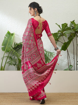 Vritara Graceful Semi Modal Saree for Ethnic Celebrations ClothsVilla